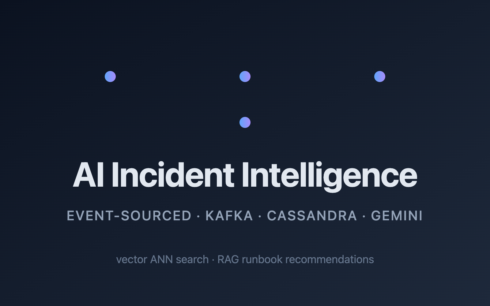 AI Incident Intelligence
